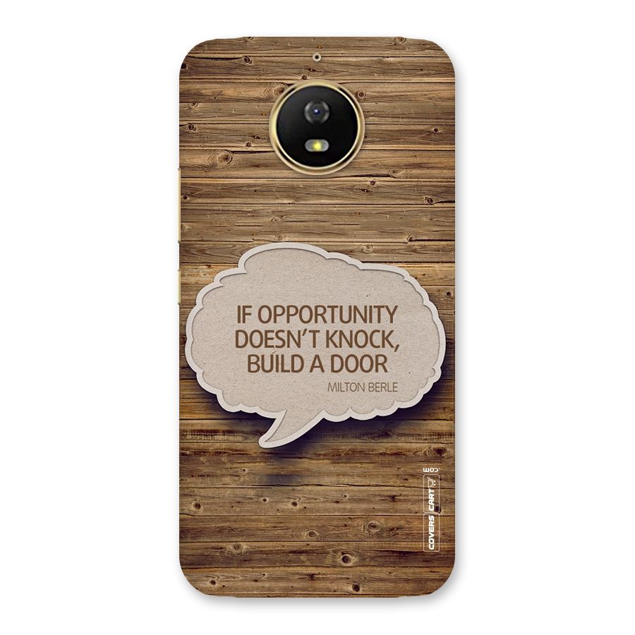 Build Your Door Back Case for Moto G5s