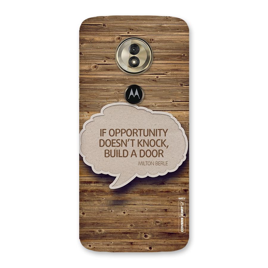 Build Your Door Back Case for Moto G6 Play