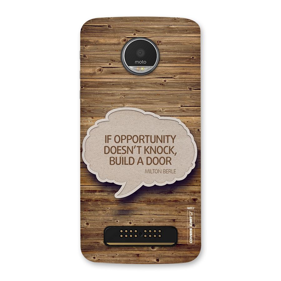 Build Your Door Back Case for Moto Z Play