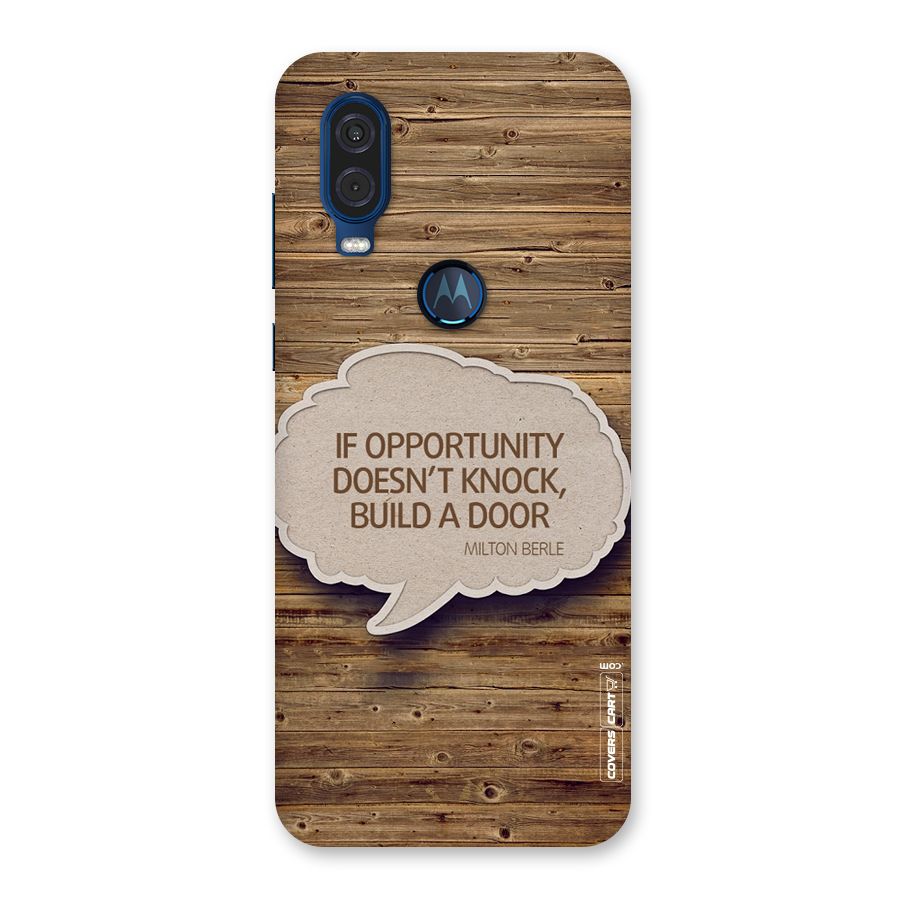Build Your Door Back Case for Motorola One Vision