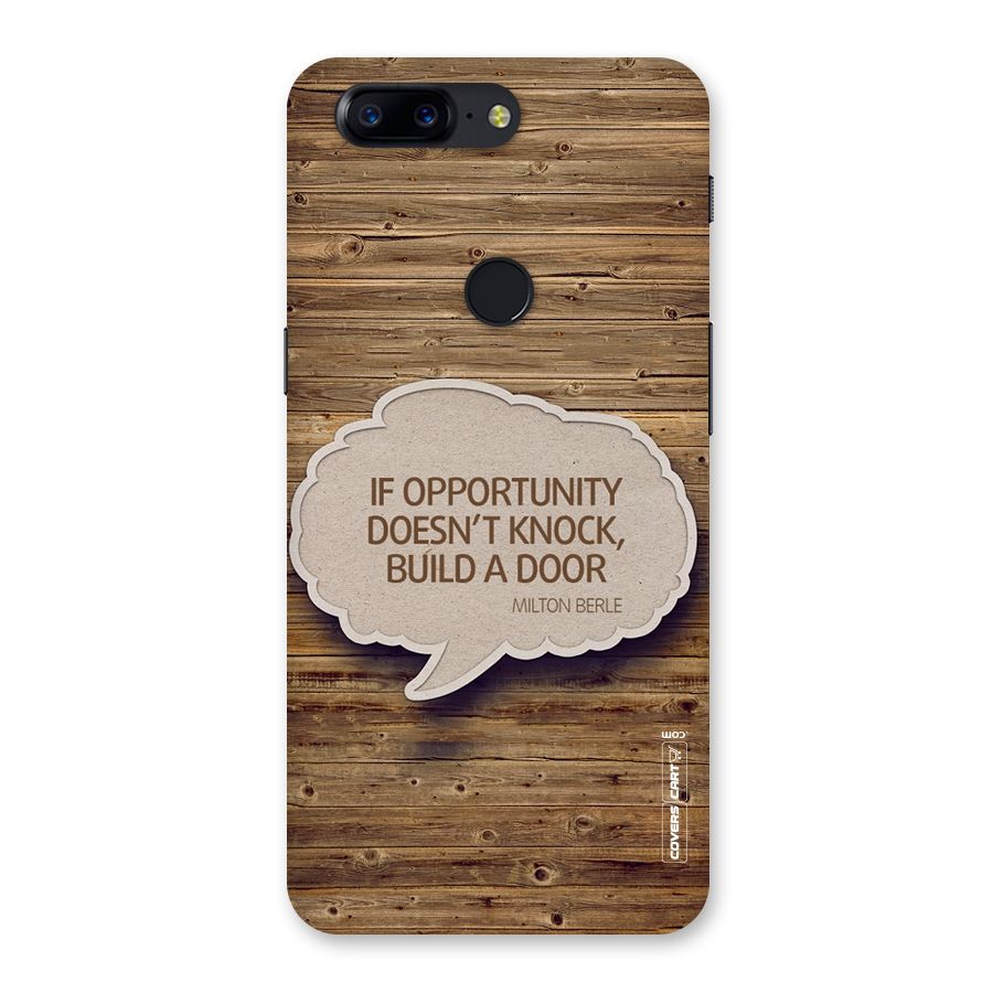 Build Your Door Back Case for OnePlus 5T