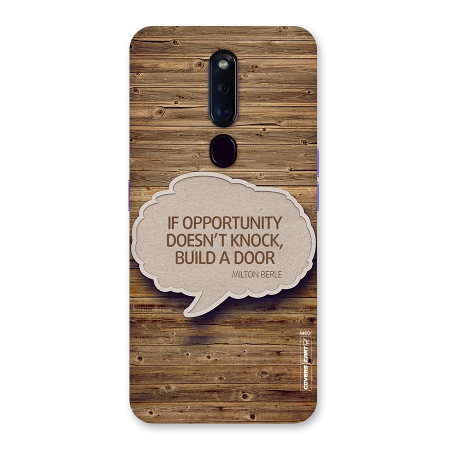 Build Your Door Back Case for Oppo F11 Pro