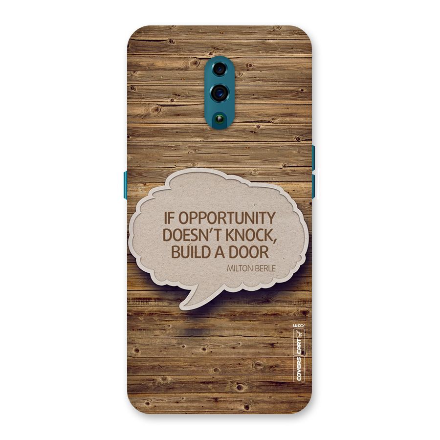 Build Your Door Back Case for Oppo Reno