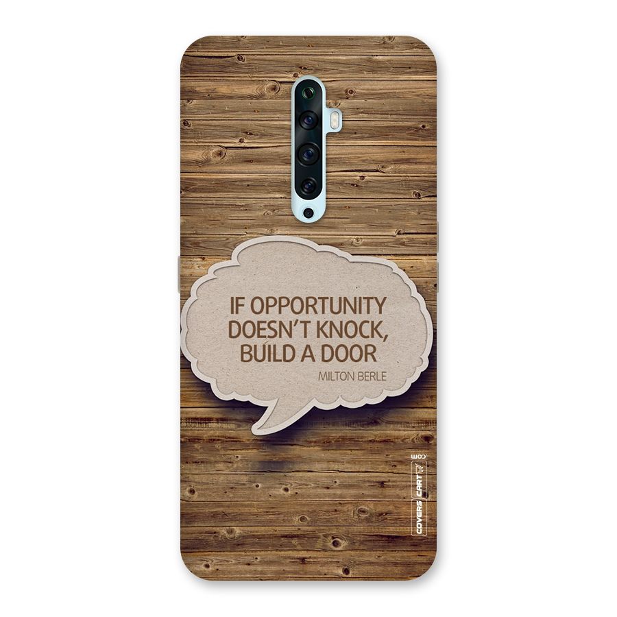 Build Your Door Back Case for Oppo Reno2 Z
