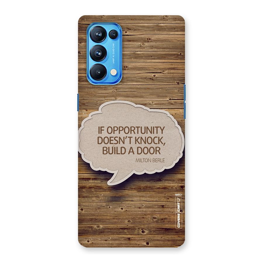 Build Your Door Back Case for Oppo Reno5 Pro 5G