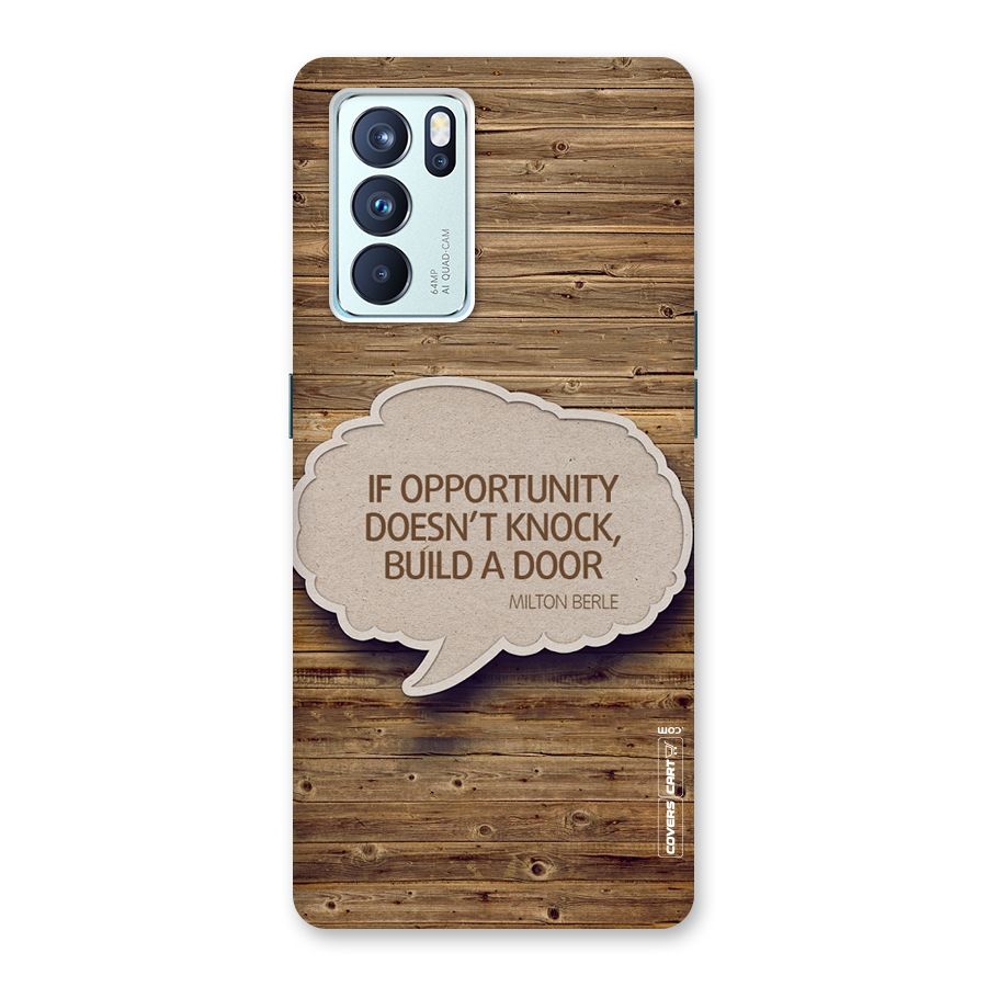 Build Your Door Back Case for Oppo Reno6 Pro 5G