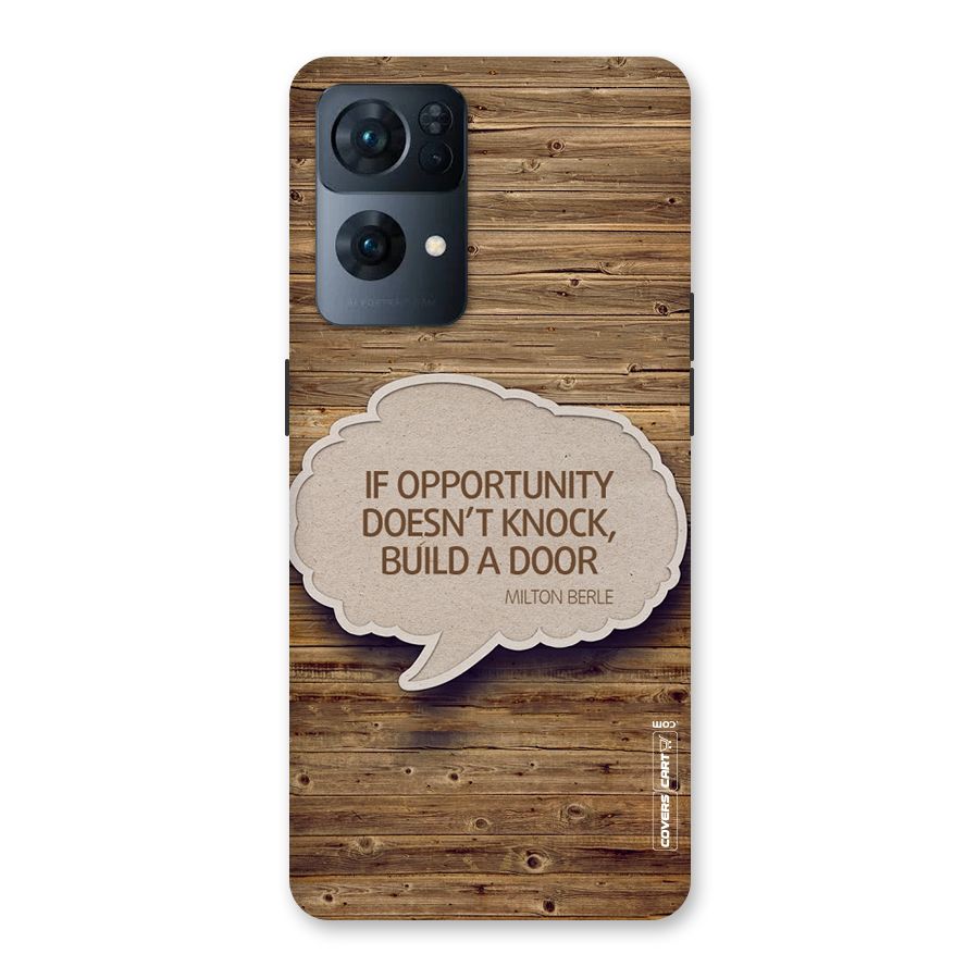 Build Your Door Back Case for Oppo Reno7 Pro 5G