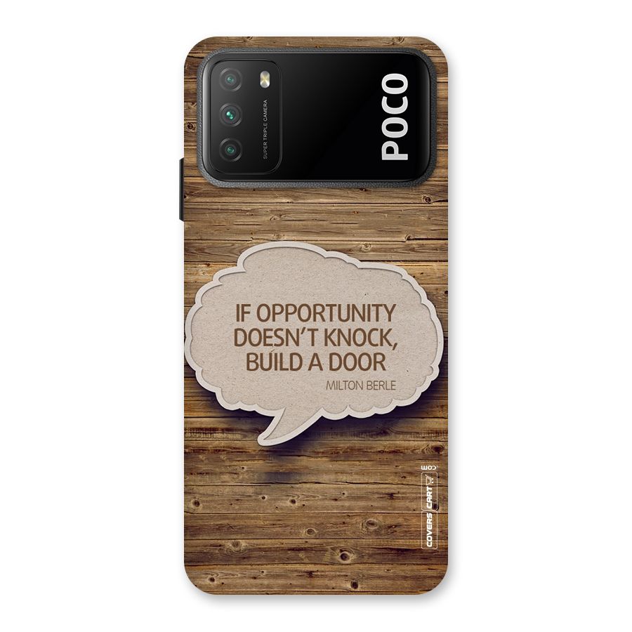 Build Your Door Back Case for Poco M3