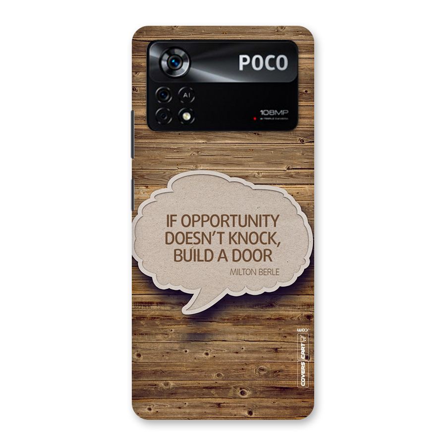 Build Your Door Back Case for Poco X4 Pro 5G