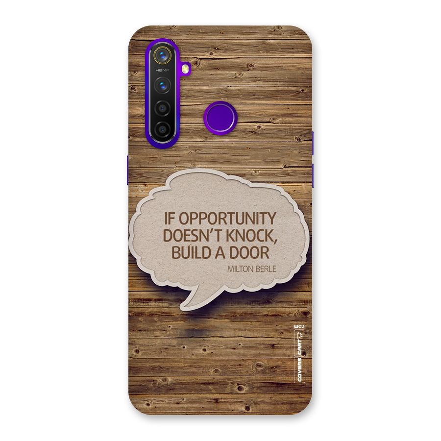 Build Your Door Back Case for Realme 5 Pro