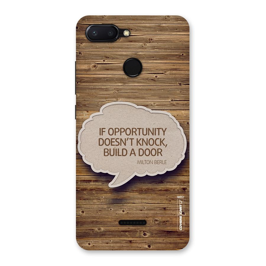 Build Your Door Back Case for Redmi 6
