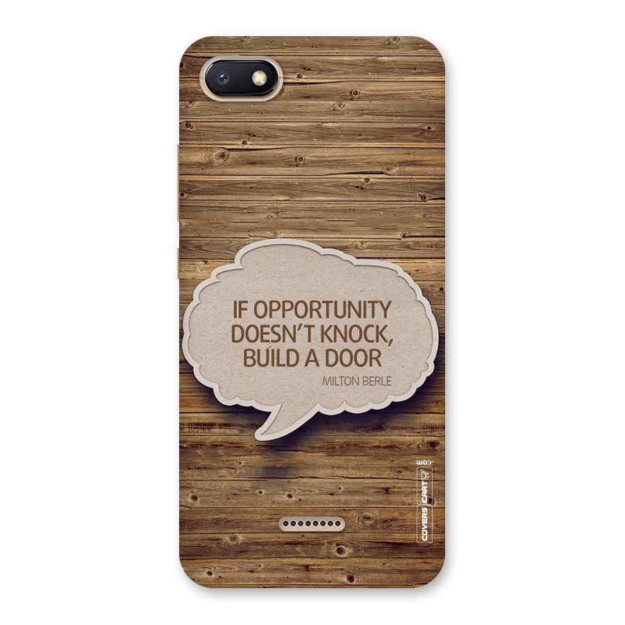 Build Your Door Back Case for Redmi 6A