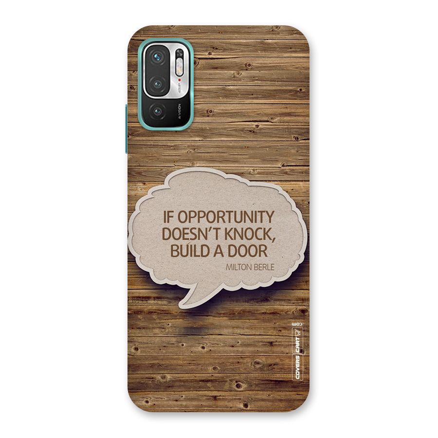 Build Your Door Back Case for Redmi Note 10T 5G