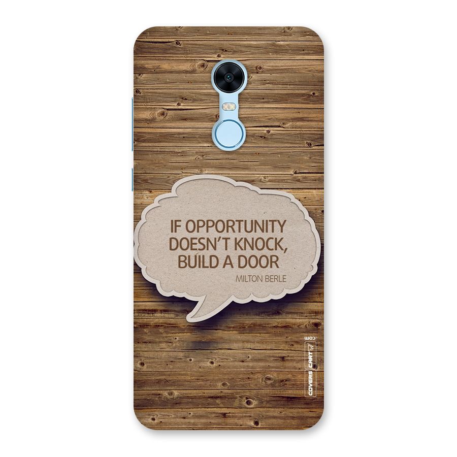 Build Your Door Back Case for Redmi Note 5