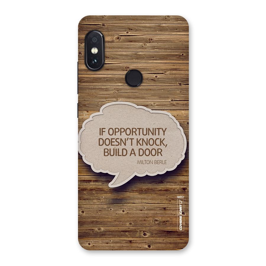 Build Your Door Back Case for Redmi Note 5 Pro