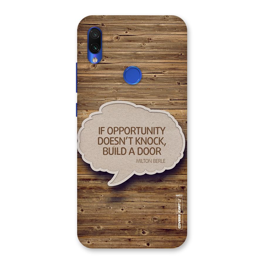 Build Your Door Back Case for Redmi Note 7S