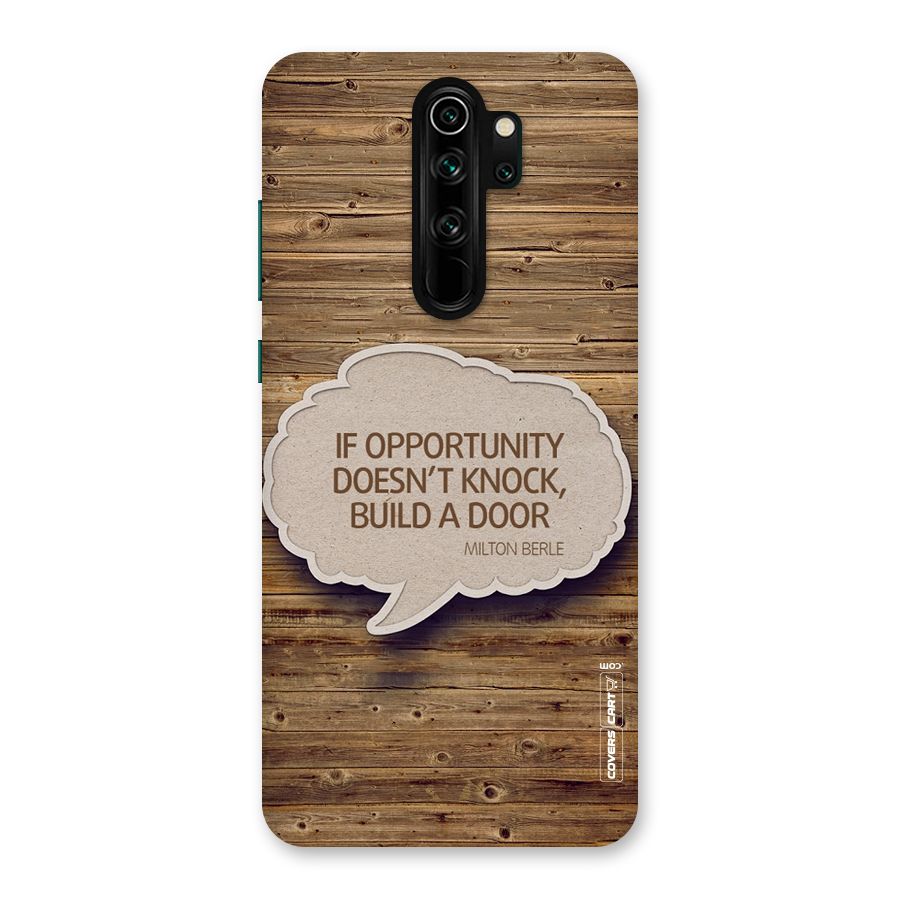 Build Your Door Back Case for Redmi Note 8 Pro