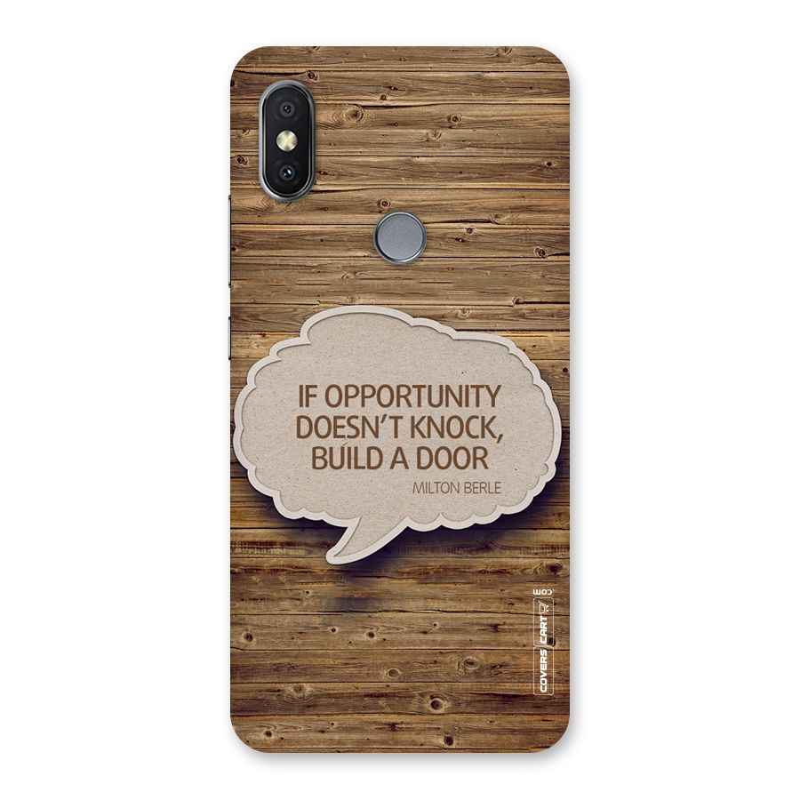 Build Your Door Back Case for Redmi Y2