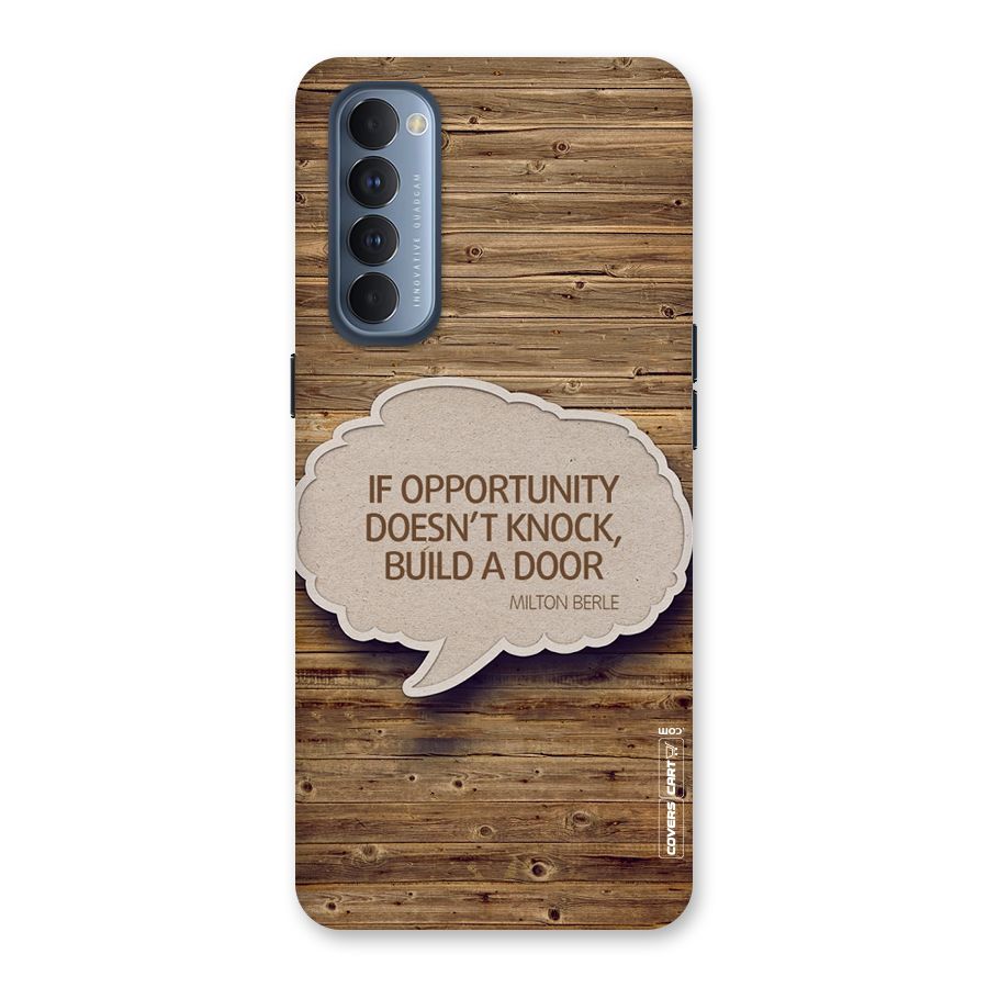 Build Your Door Back Case for Reno4 Pro