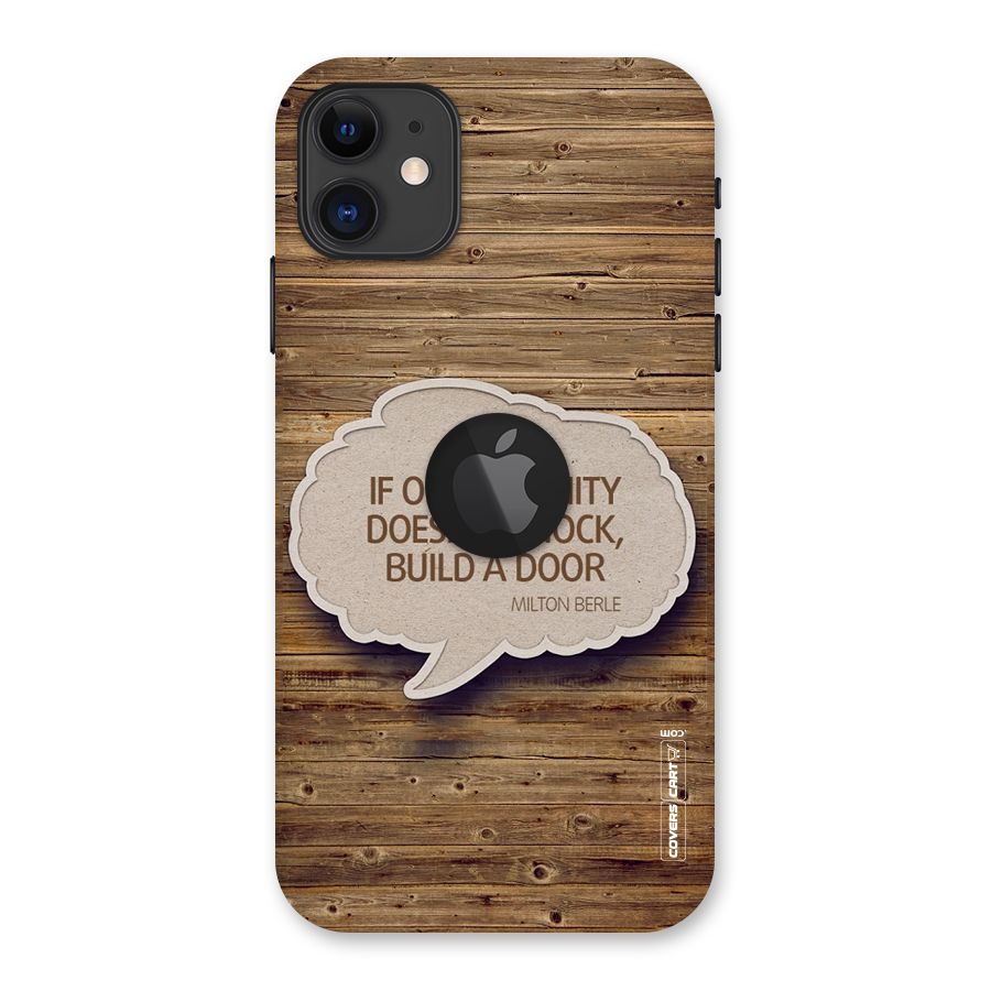 Build Your Door Back Case for iPhone 11 Logo Cut