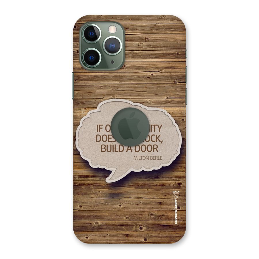 Build Your Door Back Case for iPhone 11 Pro Logo  Cut