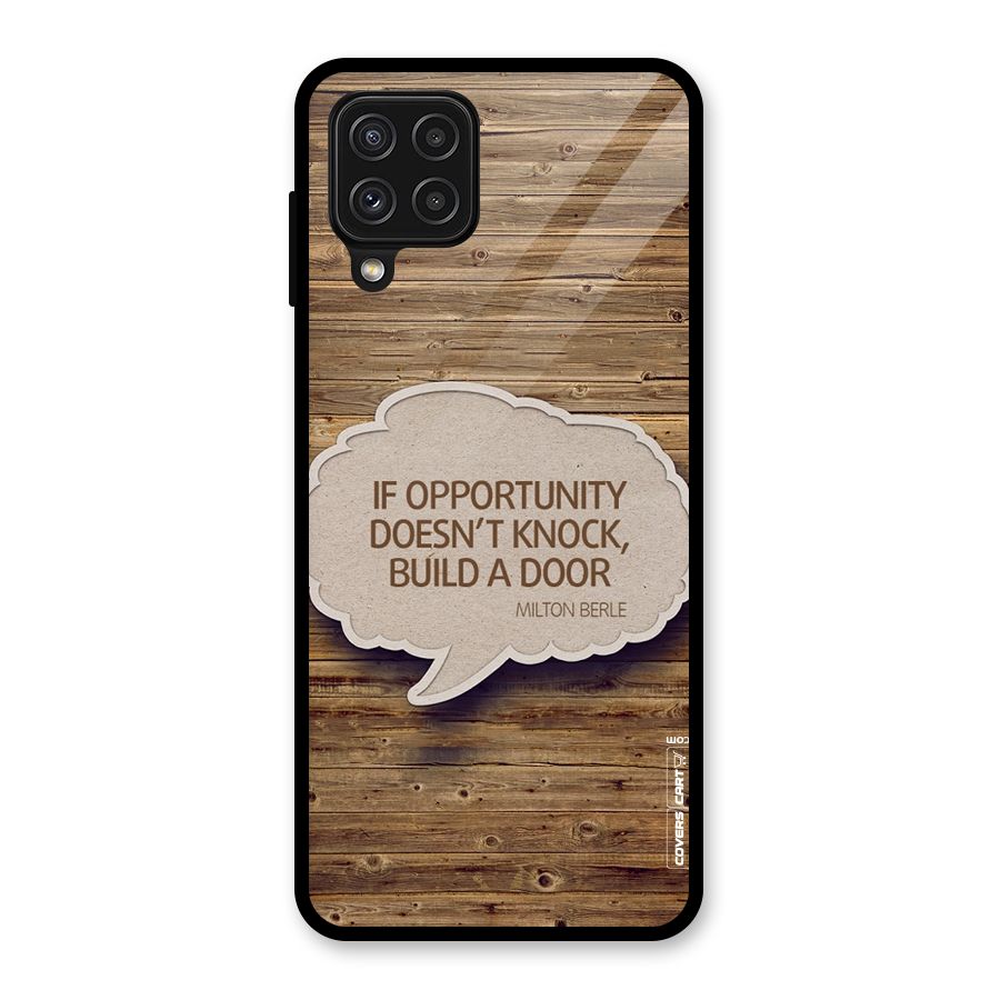 Build Your Door Glass Back Case for Galaxy A22 4G