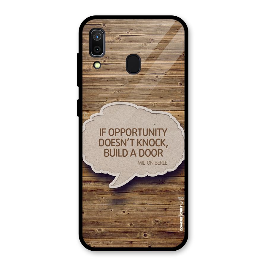 Build Your Door Glass Back Case for Galaxy A30