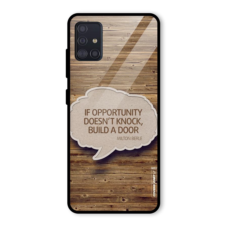 Build Your Door Glass Back Case for Galaxy A51