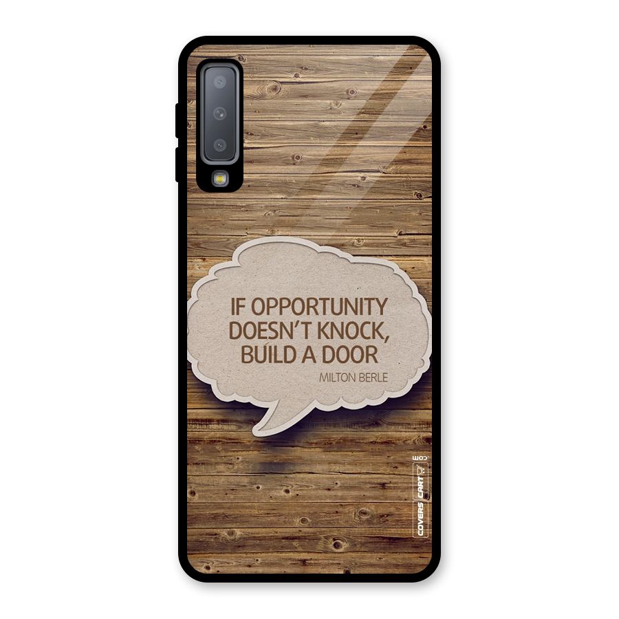 Build Your Door Glass Back Case for Galaxy A7 (2018)