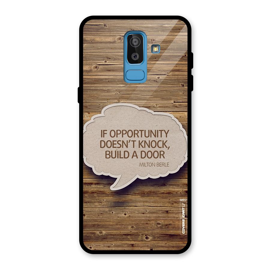 Build Your Door Glass Back Case for Galaxy J8
