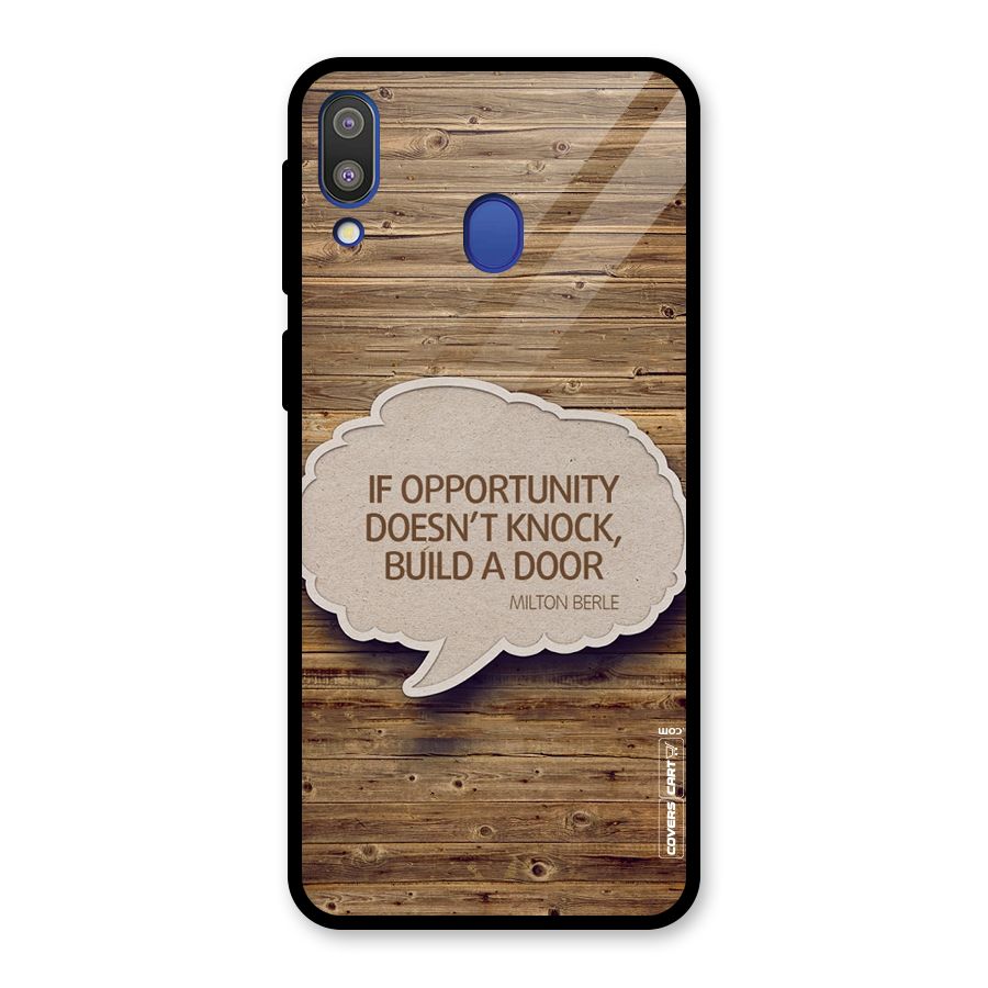Build Your Door Glass Back Case for Galaxy M20