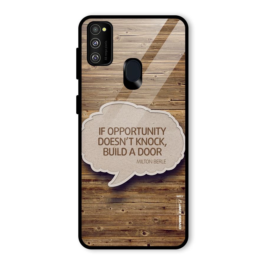 Build Your Door Glass Back Case for Galaxy M30s