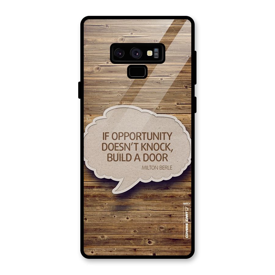 Build Your Door Glass Back Case for Galaxy Note 9