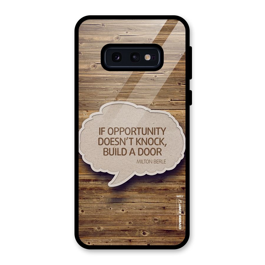Build Your Door Glass Back Case for Galaxy S10e