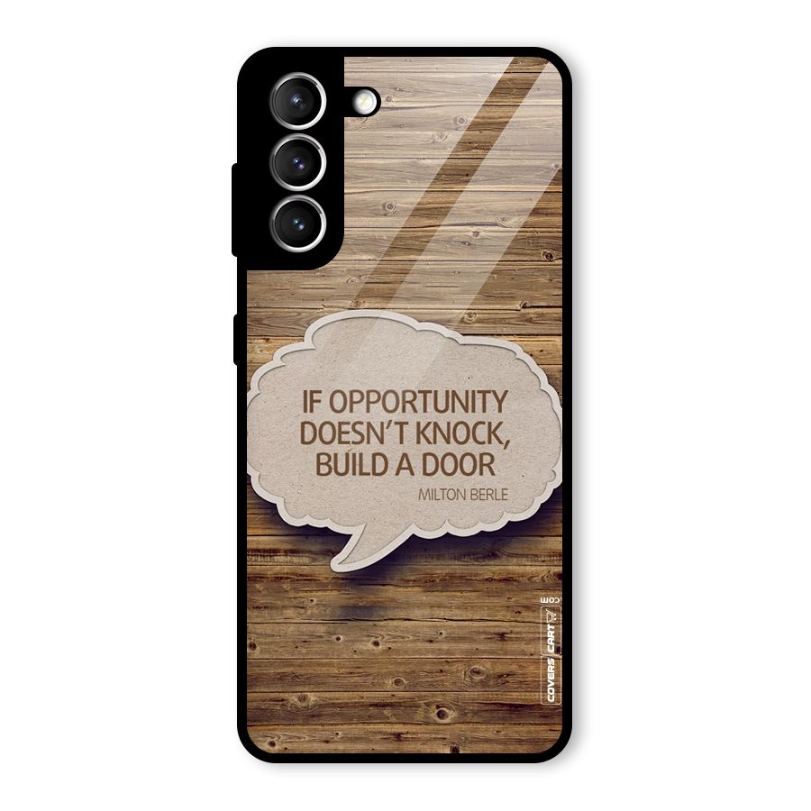 Build Your Door Glass Back Case for Galaxy S21 5G
