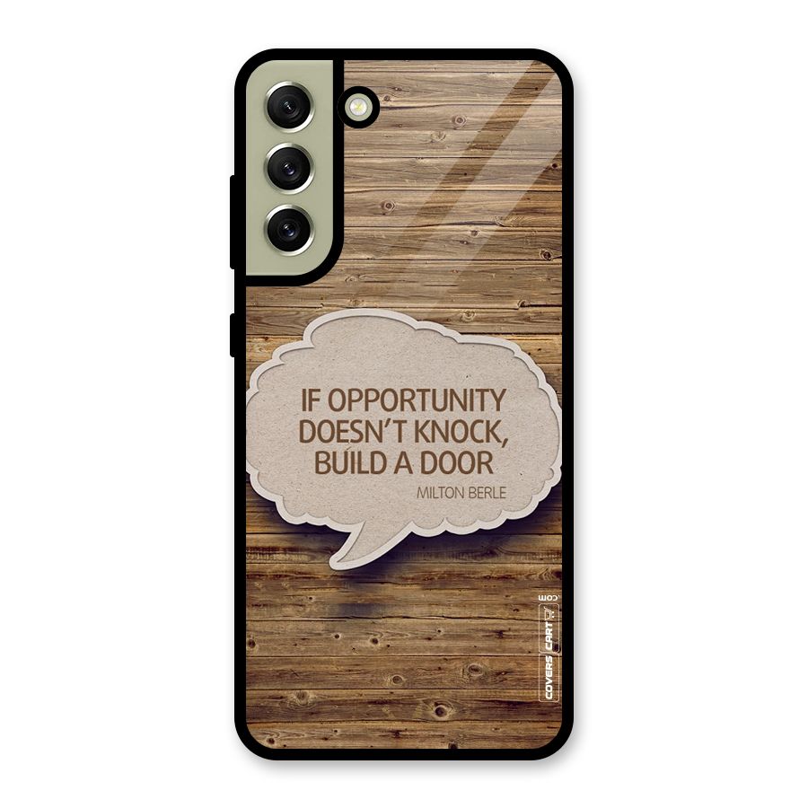 Build Your Door Glass Back Case for Galaxy S21 FE 5G