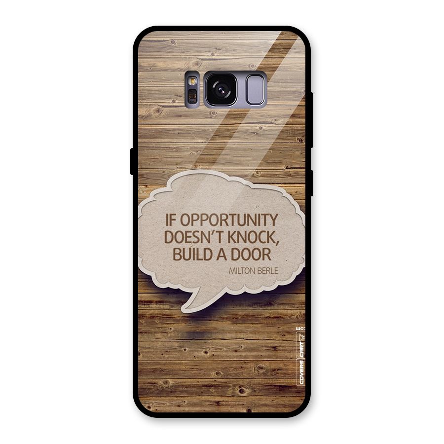 Build Your Door Glass Back Case for Galaxy S8