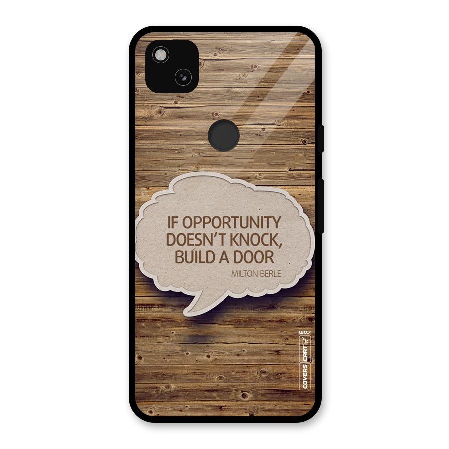 Build Your Door Glass Back Case for Google Pixel 4a