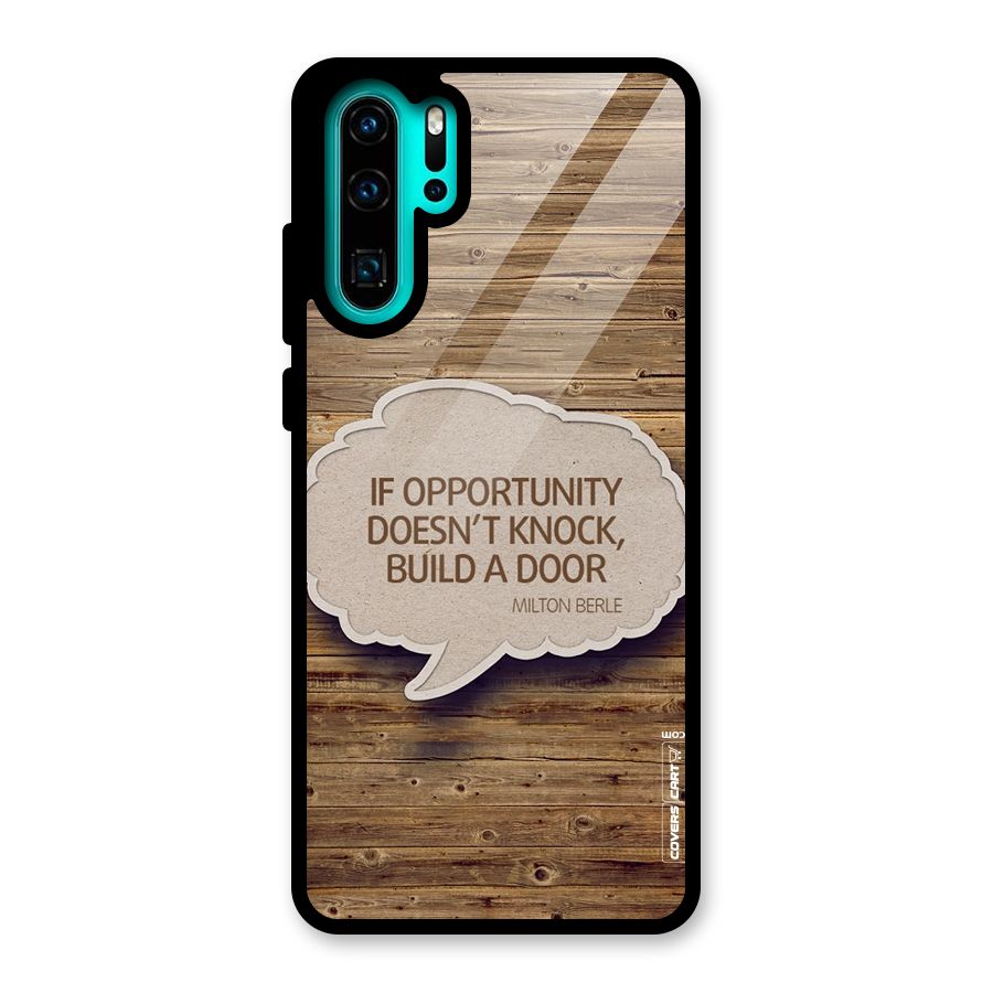 Build Your Door Glass Back Case for Huawei P30 Pro