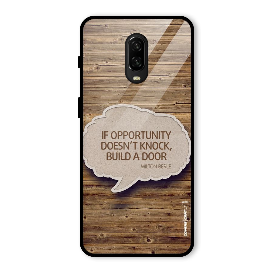 Build Your Door Glass Back Case for OnePlus 6T