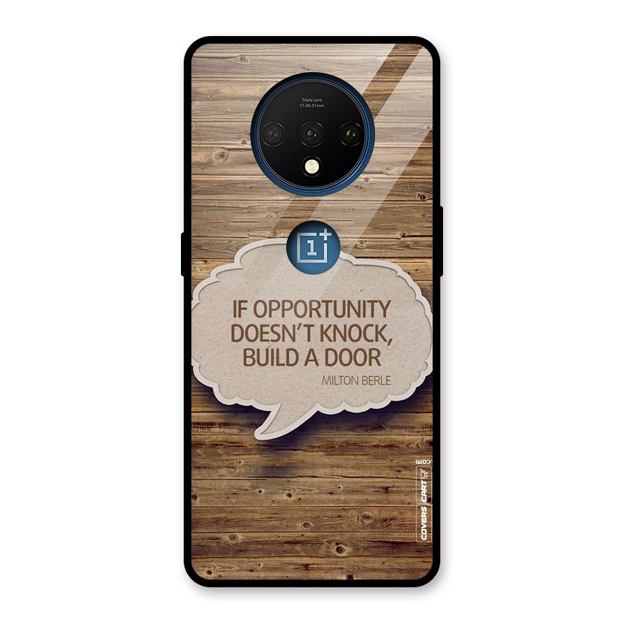 Build Your Door Glass Back Case for OnePlus 7T