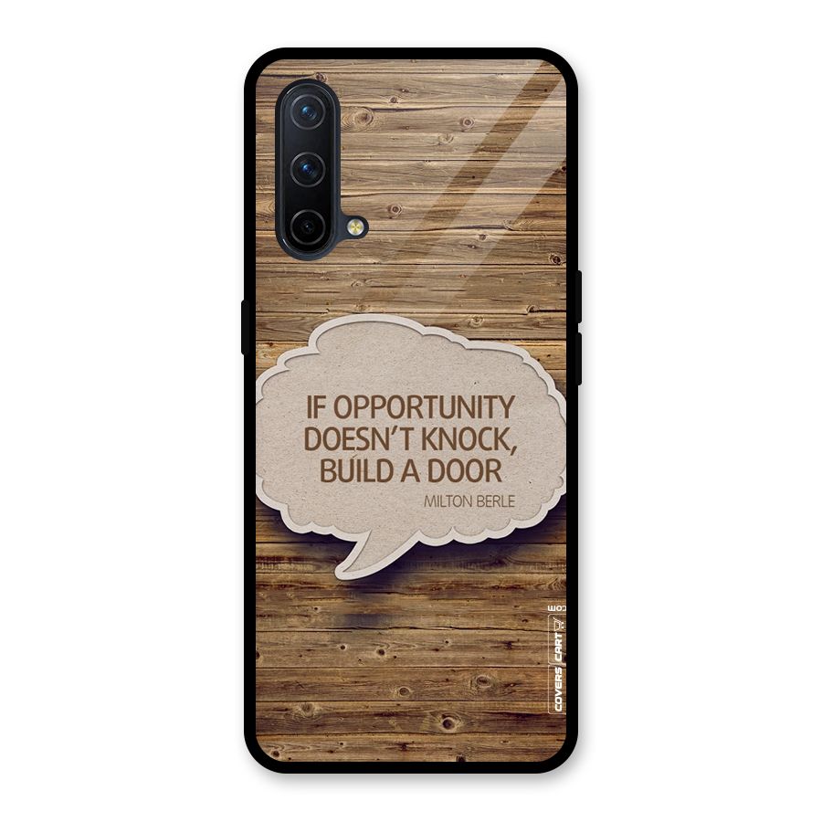 Build Your Door Glass Back Case for OnePlus Nord CE 5G