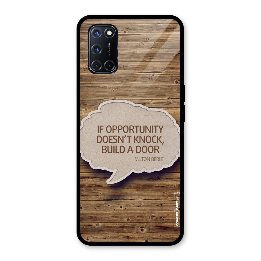 Build Your Door Glass Back Case for Oppo A52