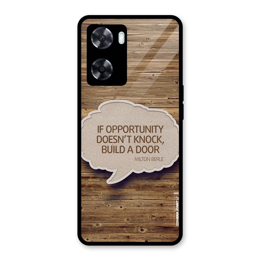 Build Your Door Glass Back Case for Oppo A77