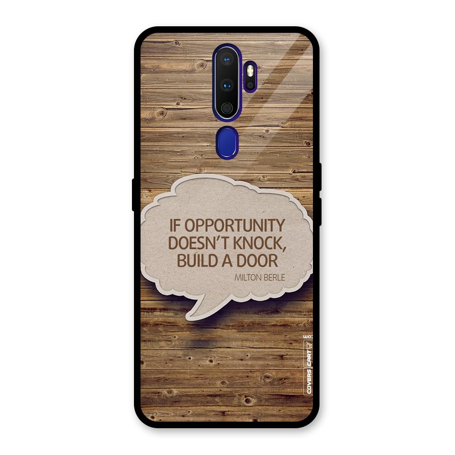Build Your Door Glass Back Case for Oppo A9 (2020)