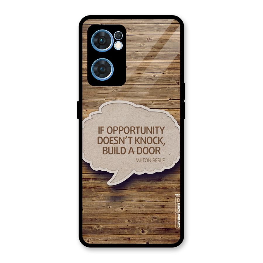 Build Your Door Glass Back Case for Oppo Reno7 5G