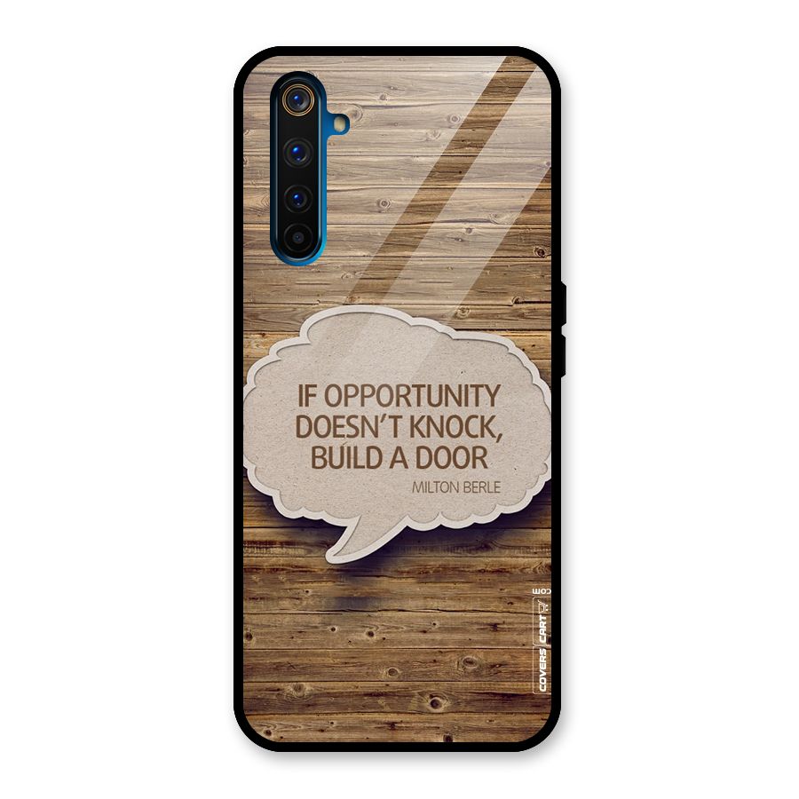 Build Your Door Glass Back Case for Realme 6 Pro