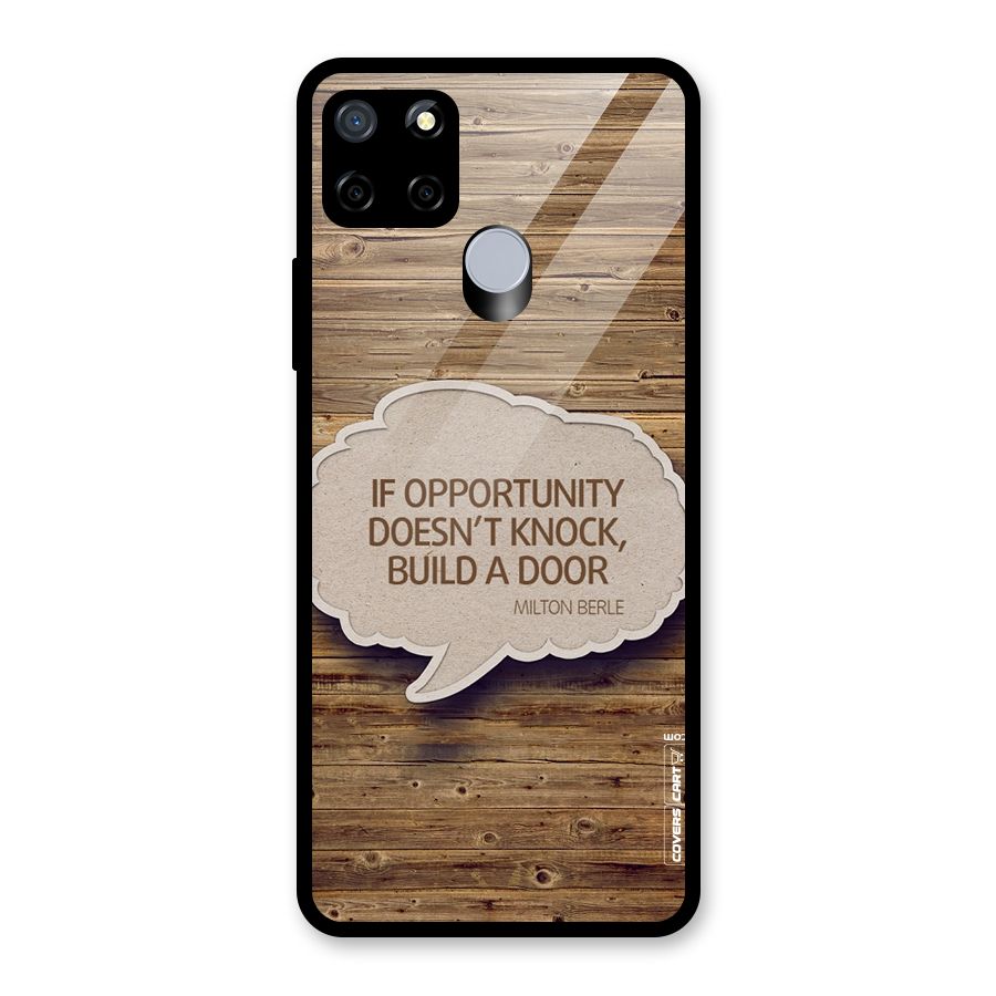 Build Your Door Glass Back Case for Realme C12