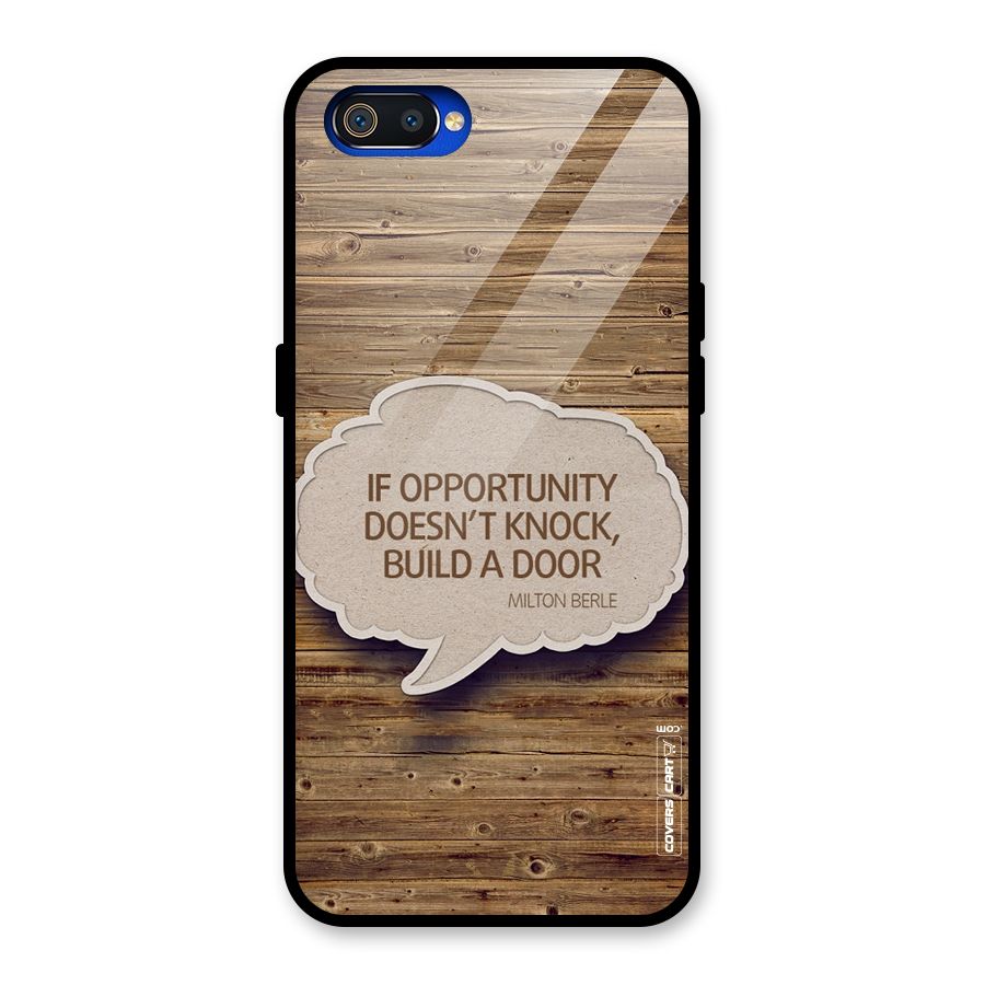 Build Your Door Glass Back Case for Realme C2