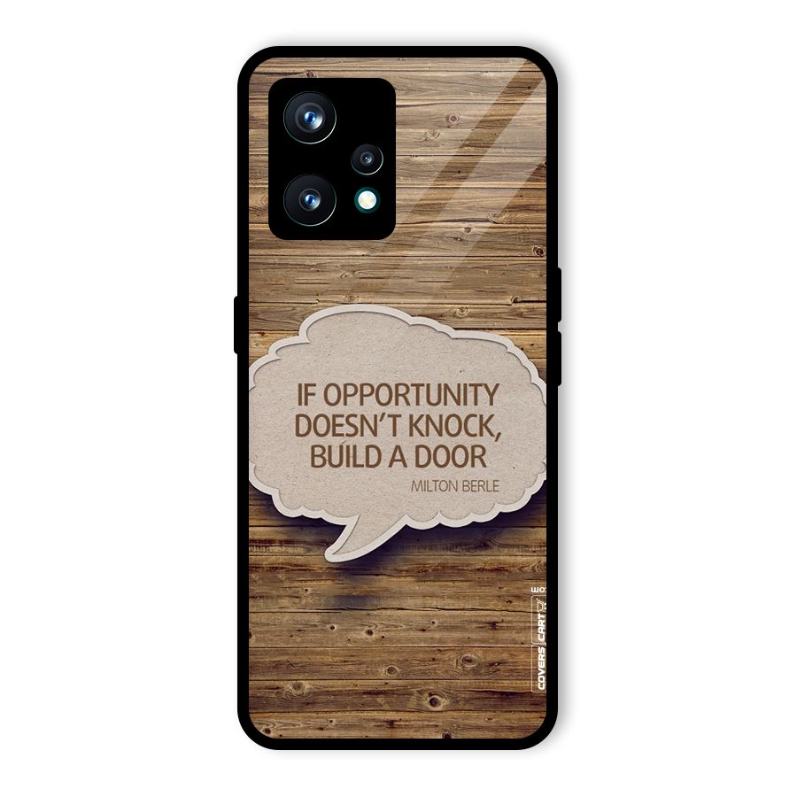 Build Your Door Glass Back Case for Realme Narzo 50 Pro